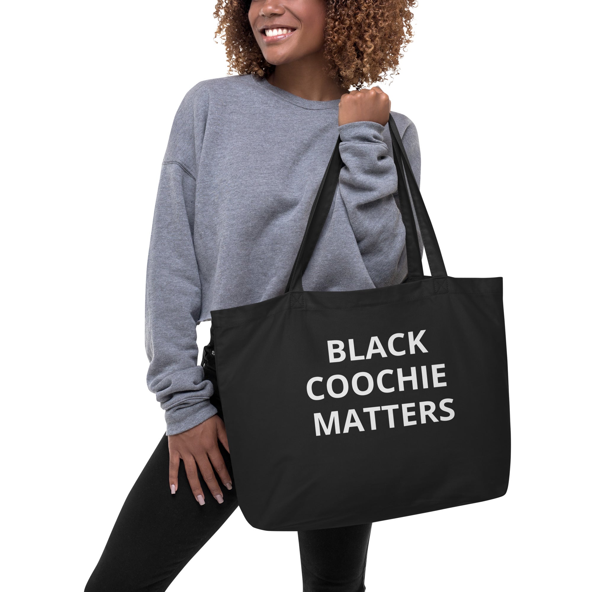 B.C.M Large Tote – BLACK COOCHIE MATTERS