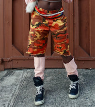 Load image into Gallery viewer, Orange camo shorts
