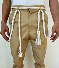 Load image into Gallery viewer, Classic khaki w/ Rope belt
