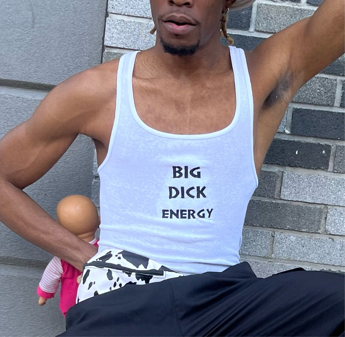 BIG DICK ENERGY TANK TOP – BLACK COOCHIE MATTERS